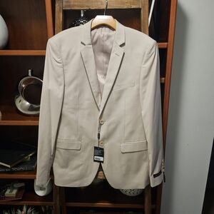 Fabio Fabrini MenTwo PC Suit, Cream 40R